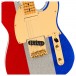 Fender Limited Edition Buck Owens Telecaster, Maple Fingerboard, Red, Silver and Blue Sparkle