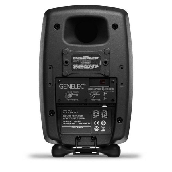 Genelec 8030B Bi-Amped Nearfield Monitor, Single Rear