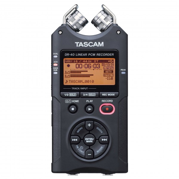 Tascam DR-40 Digital Portable Recorder - Front