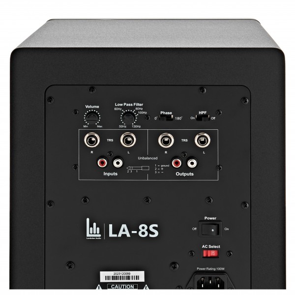 LA-8S Active Studio Subwoofer by Lambden Audio