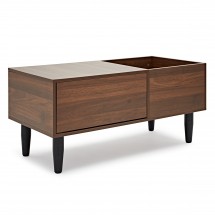 modul Turntable and Records Table, Walnut - Nearly New