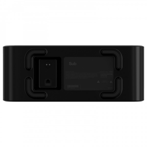Sonos SUB Gen3 Wireless Subwoofer, Black - Bottom