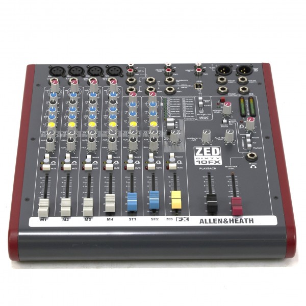 Allen and Heath ZED60-10FX Analog Mixer With USB - Secondhand