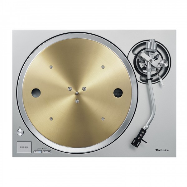 Technics SL-1300GE Hi-Fi Turntable with Delta-Sigma Drive, Silver - top 