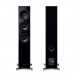 Technics SB-G90M2 Grand Class Coaxial Speaker, Black - front and back 