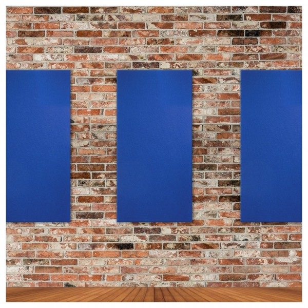 Imperative Acoustics StudioPANEL Acoustic Panels 1200mm x 600mm x 25mm, Blue x 4