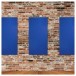 StudioPANEL Acoustic Panels 1200mm x 600mm x 25mm, Blue x 4