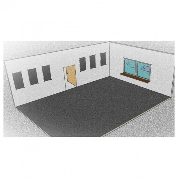 Imperative Acoustics StudioPANEL Acoustic Panels 1200mm x 600mm x 25mm, Blue x 4