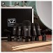 SubZero 7 Piece Drum Microphone Set with Case and Clamps