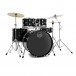 Mapex Zestaw perkusyjny Comet Series 20'' Fusion, ciemnoczarny z talerzem ride