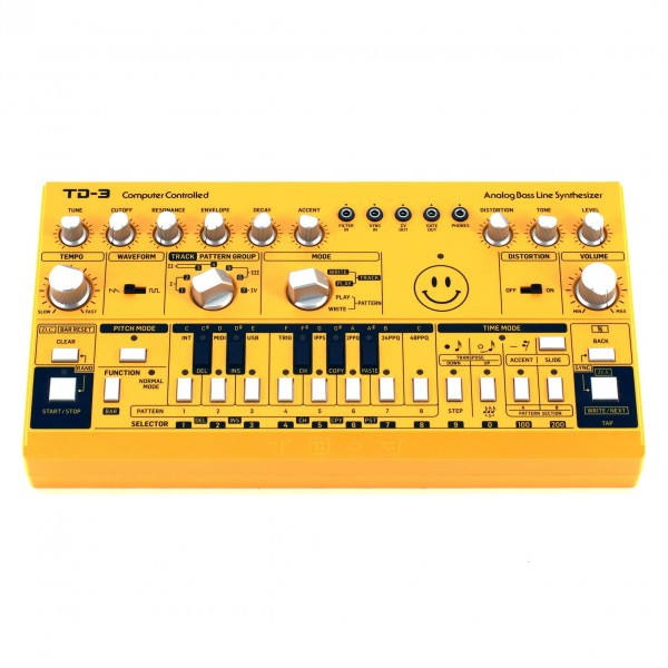 Behringer TD-3-AM Analog Bass Line Synthesizer, LTD Yellow - Secondhand