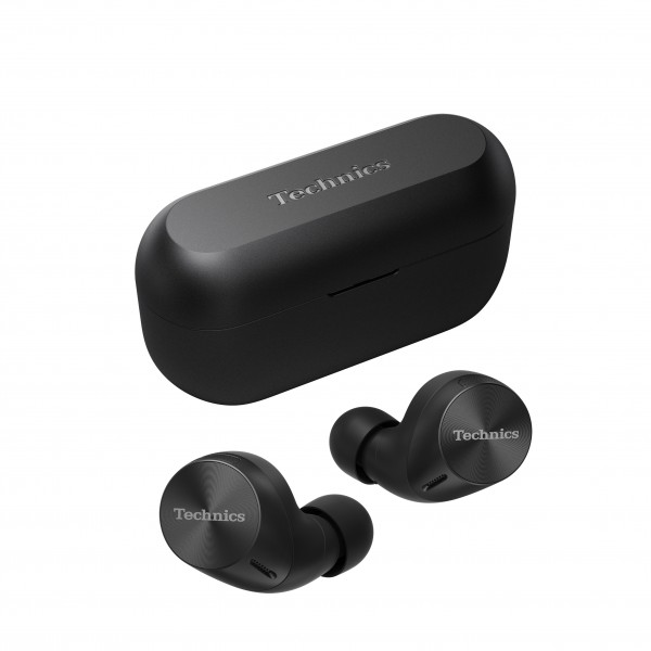 Technics EAH-AZ60M2 Wireless Noise Cancelling Earbuds, Black - hero