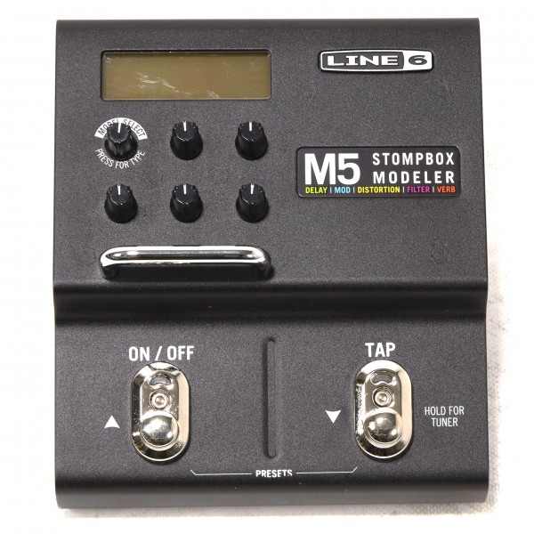 Line 6 M5 Stompbox Modeler Guitar Multi Effects Pedal - Secondhand