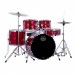 Mapex Comet Series 20'' Fusion Drum Kit, Infra Red w/Ride Cymbal