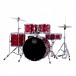 Mapex Comet Series 20'' Fusion Drum Kit, Infra Red w/Ride Cymbal