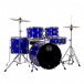 Mapex Comet Series Compact 18'' Drum Kit, Indigo Blue w/Ride Cymbal