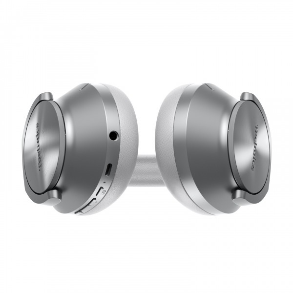 Technics EAH-A800 Wireless Noise Cancelling Headphones, Silver - Flat