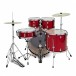 Mapex Comet Series 22'' Drum Kit, Infra Red w/Ride Cymbal 