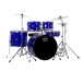 Mapex Comet Series 22'' Drum Kit, Indigo Blue w/Ride Cymbal