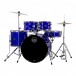 Mapex Comet Series 22'' Drum Kit, Indigo Blue w/Ride Cymbal