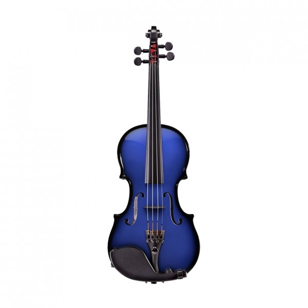 Glasser AEX Acoustic Electric 4 String Violin, Blue