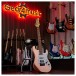 LA Select Guitar by Gear4music, Pink