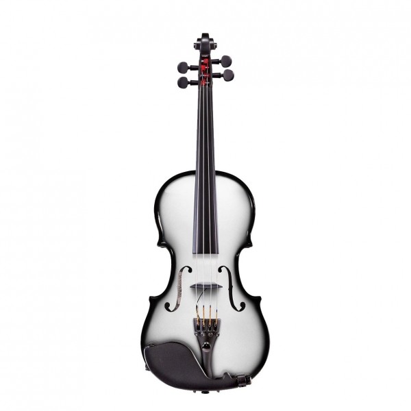 Glasser AEX Acoustic Electric 4 String Violin, White