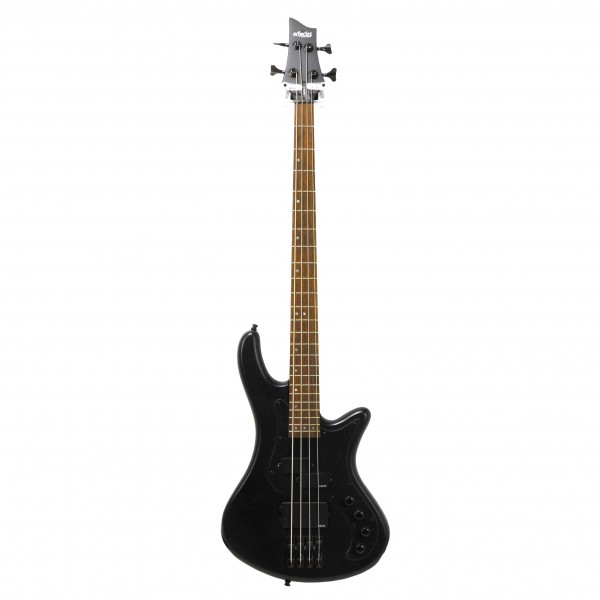 Schecter Stiletto Stealth-4 Bass Guitar, Satin Black - Secondhand