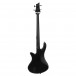 Schecter Stiletto Stealth-4 Bass Guitar, Satin Black - Secondhand