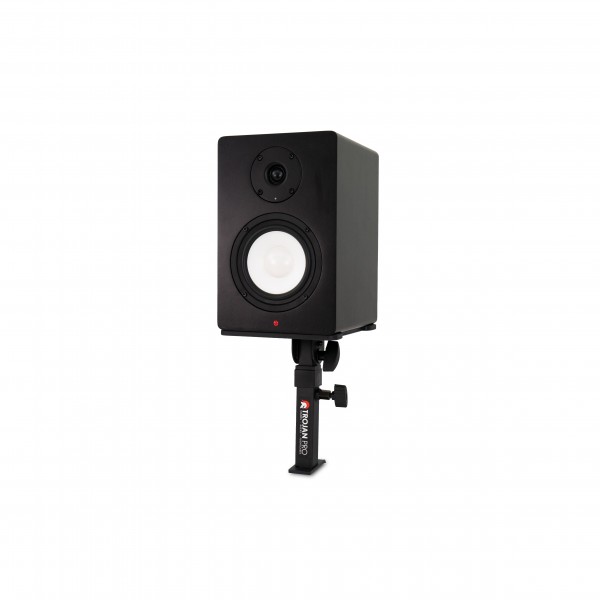 Monitor Speaker Stands Desk Clamp-On - Set of 2 by Trojan Pr