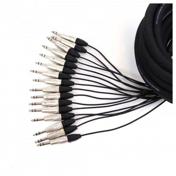 Pro 16-Way Loom Stereo Jack 10m Balanced by Studiospares