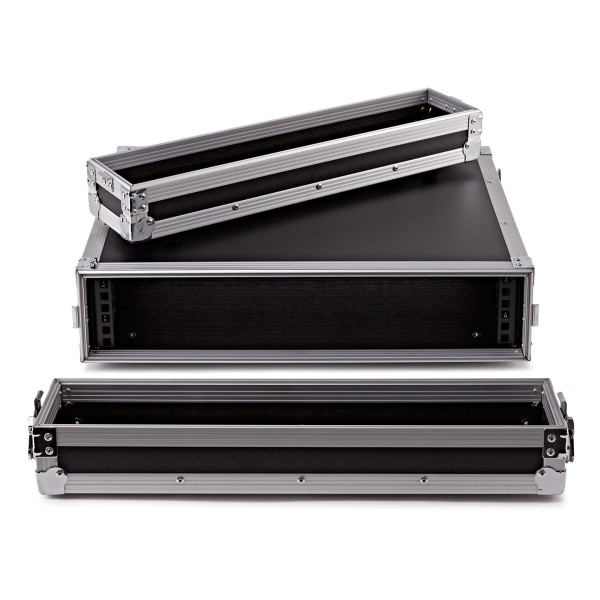 2U Heavy–Duty Rack Flight Case by Trojan Pro