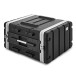 6U ABS Rack Flight Case By Trojan Pro