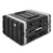 6U ABS Rack Flight Case By Trojan Pro