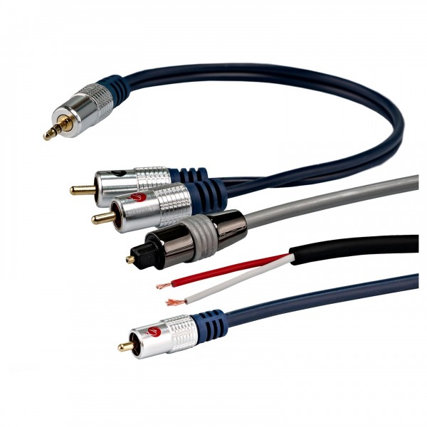 Fisual Connection Cable Pack for Powered Speakers (including subwoofer cable)