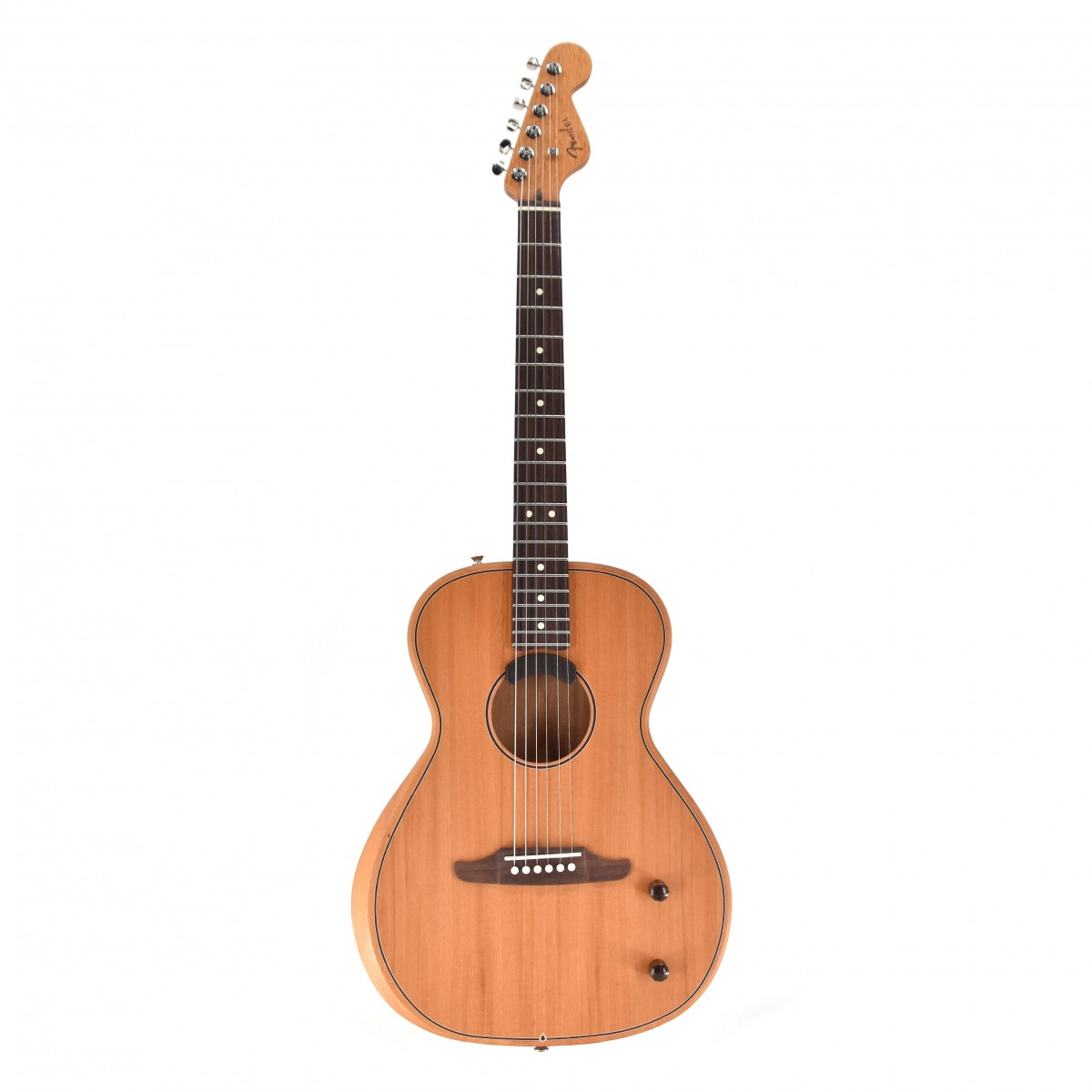 Fender Highway Series Parlor Electro Acoustic RW, All-Mahogany ...