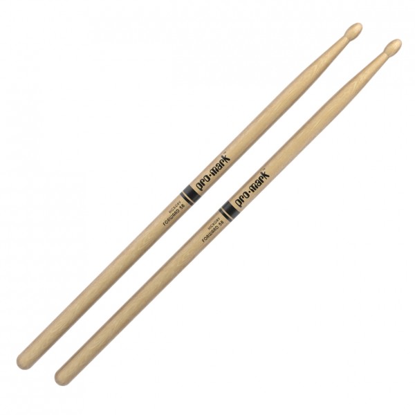 Promark Classic Forward 5B Hickory Drumsticks, Wood Tip