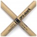 Promark Classic Forward 5B Hickory Drumsticks, Wood Tip