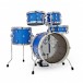 Dixon Drums Jet Set Plus 5pc Shell Pack w/Bag Set, Street Play Blue