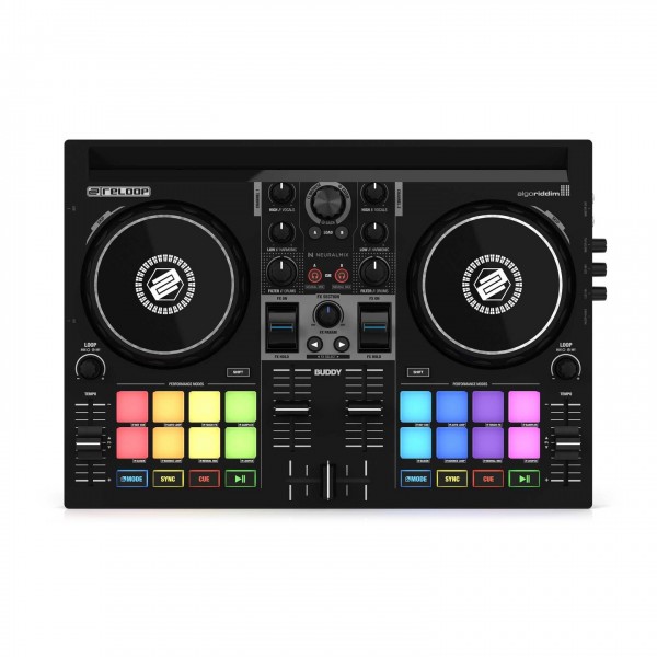 Reloop Buddy Compact 2-Deck DJ Controller - Top