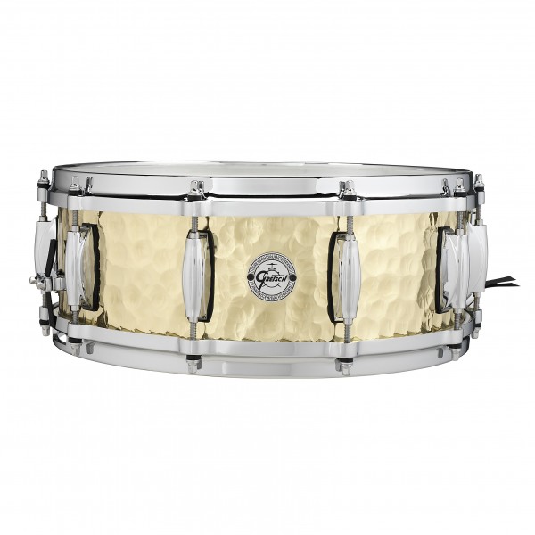 Gretsch Full Range 14 x 5" Hammered Brass Snare Drum