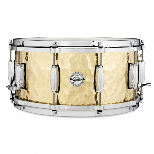 Gretsch Full Range 14 x 6.5" Hammered Brass Snare Drum