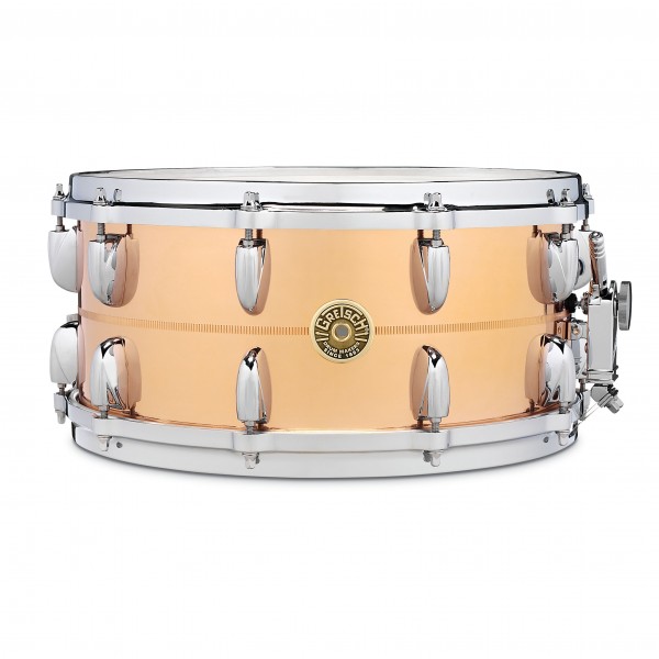 Gretsch USA 14" x 6.5" Bronze Snare Drum