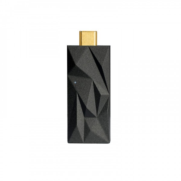iFi Audio SilentPower iSilencer MAX - USB-C Noise FIlter with ANC3 - upright square texture
