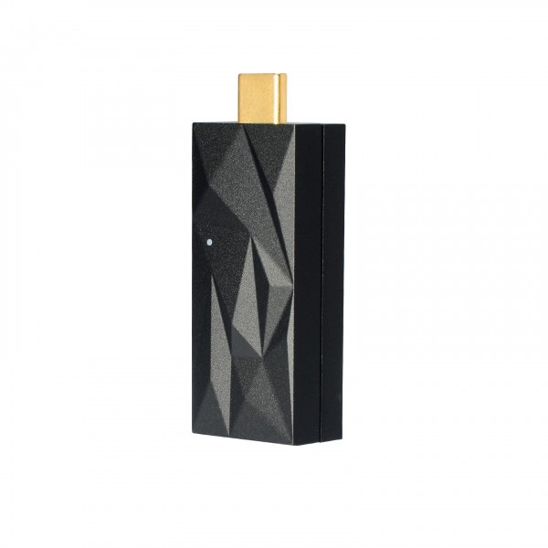 iFi Audio SilentPower iSilencer MAX - USB-C Noise FIlter with ANC3 - angle texture 