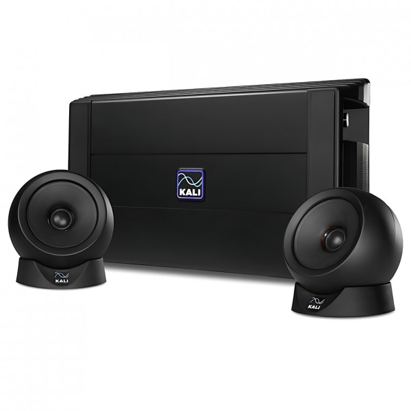 Kali Audio IN-UNF Ultra-Nearfield 3-Way Studio Monitor System - Angled