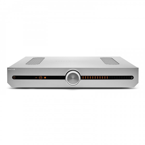 Roksan Attessa Integrated Amplifier, Silver Front View 2