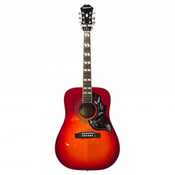 Epiphone Inspired by Gibson Hummingbird, Aged Cherry Sunburst Gloss - Secondhand