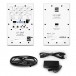 Kali Audio LP-UNF, White (Pair) - Rear