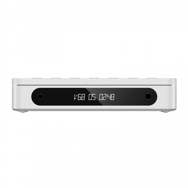 FiiO DM13 Portable CD Player with Bluetooth, Transparent White - Front View